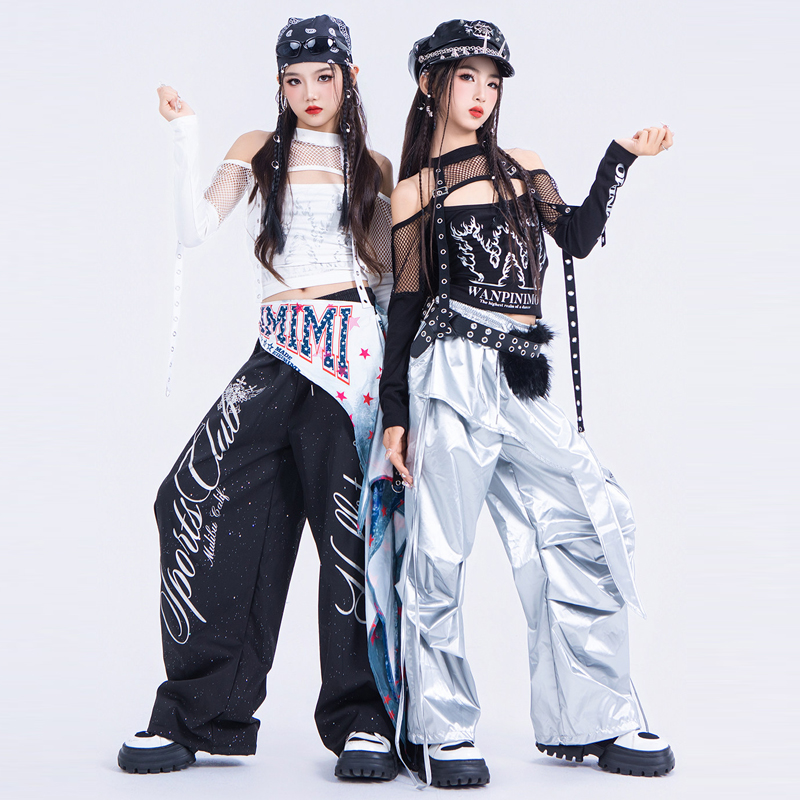 Street Fashion Kpop - Fashion Girls Jazz Dance Clothing Kids