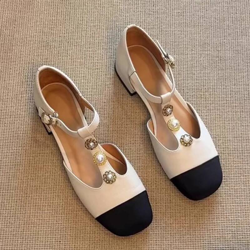 Street Fashion Shoes - Women Square Toe Heeled Sandals Summer