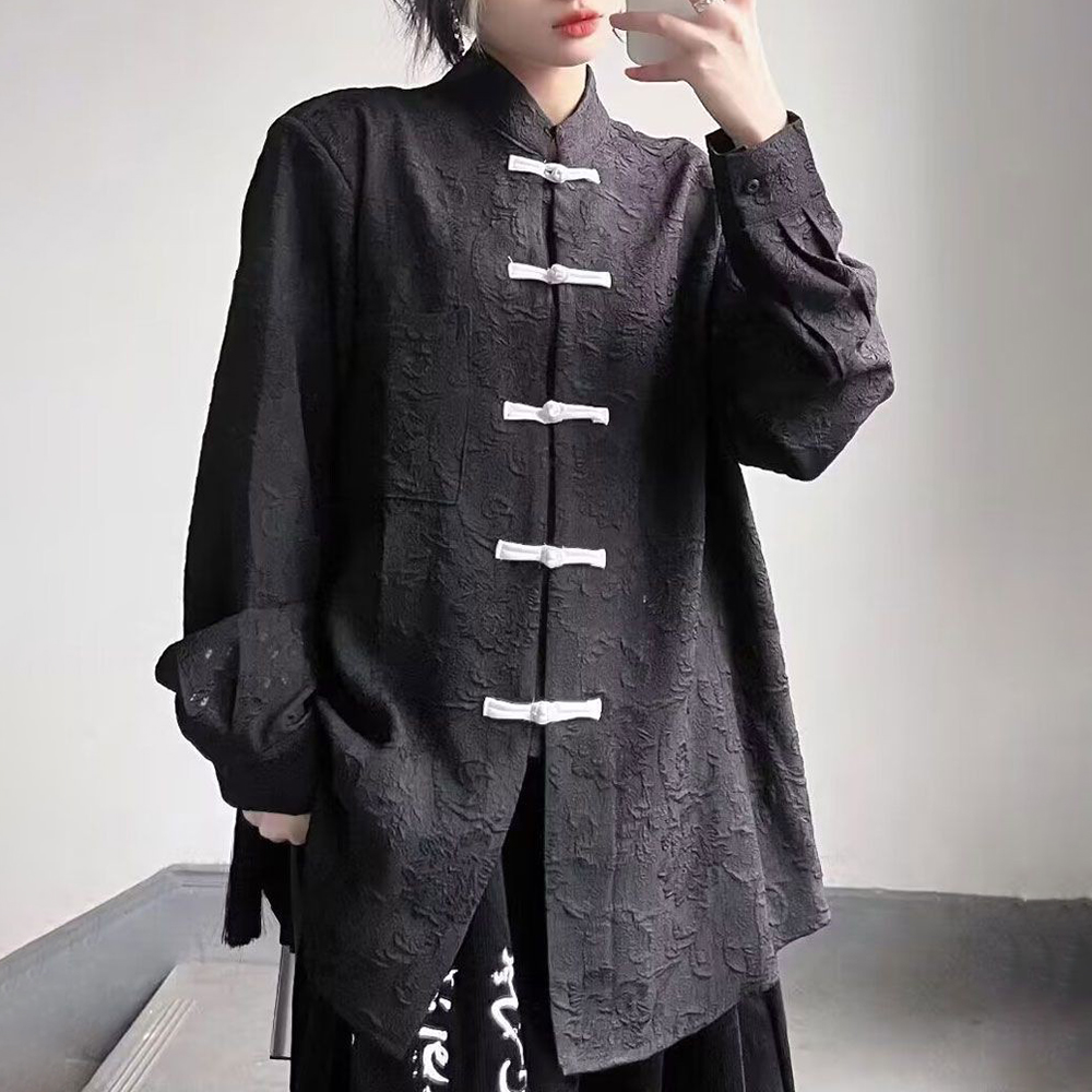 Street Fashion In Chinese - 2026 Autumn New Unisex Solid Color