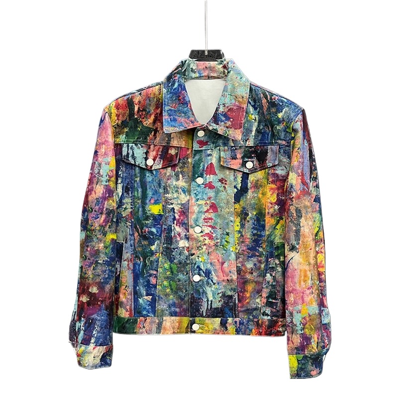 Street Fashion Graffiti - Men's Fashion High Street Graffiti Jeans