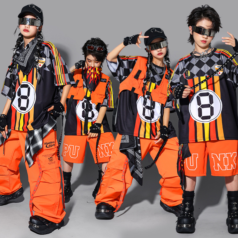 Street Fashion Kpop - Boys Hip Hop Fashion K-pop Striped
