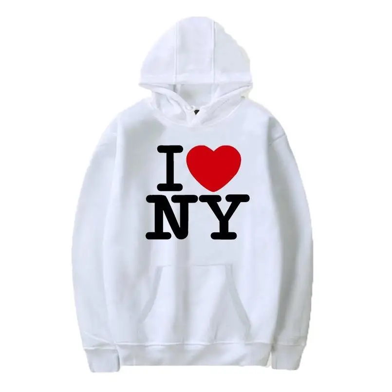 I Love New York Pritned Hoodie - đánh giá và giá Street Fashion In New York