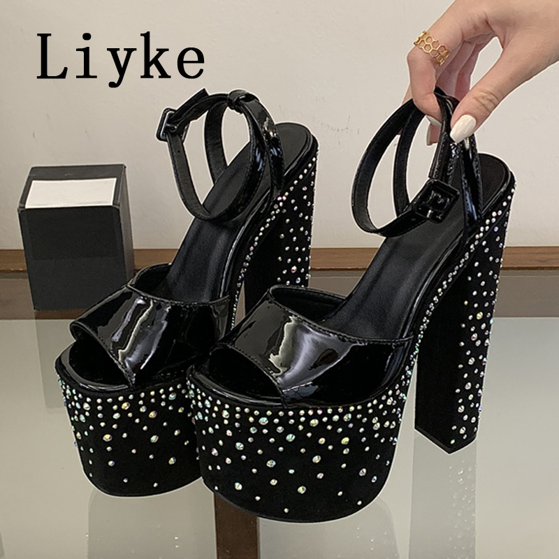 Liyke Fashion Crystal Rhinesto - đánh giá và giá Street Fashion Shoes