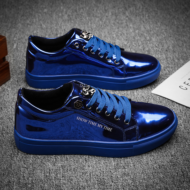 Luxury Men Casual Sneakers Blu - đánh giá và giá Street Fashion Walk
