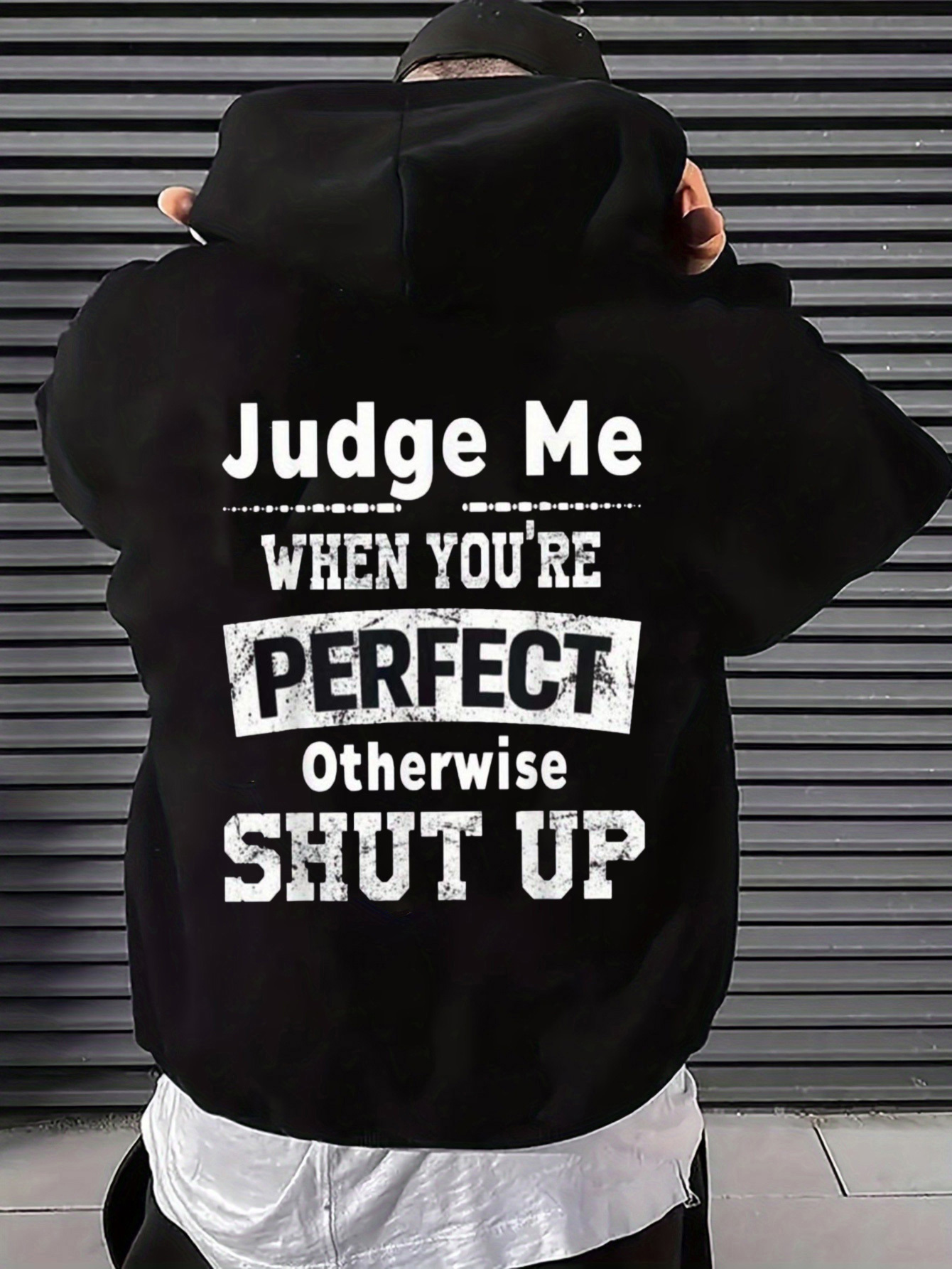 Men's Hooded Sweatshirt with A - đánh giá và giá Street Fashion Quotes