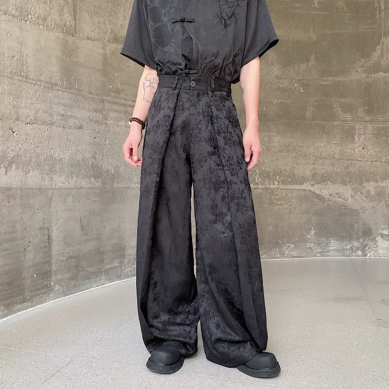 Men Chinese Style Wide Leg Pan - đánh giá và giá Street Fashion In Chinese