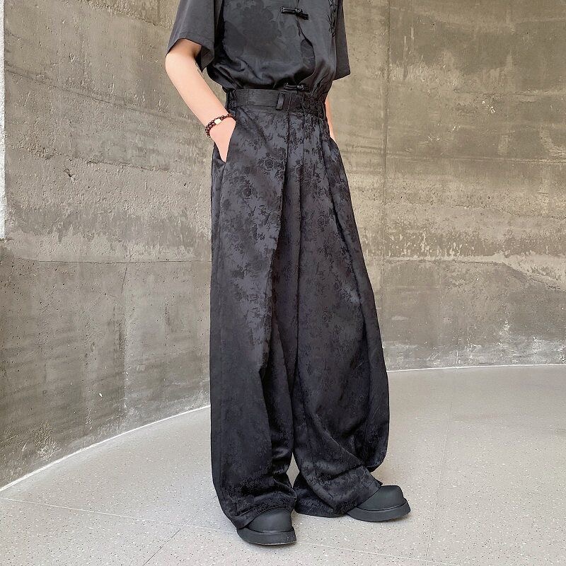 Men Chinese Style Wide Leg Pan - đánh giá và giá Street Fashion In Chinese