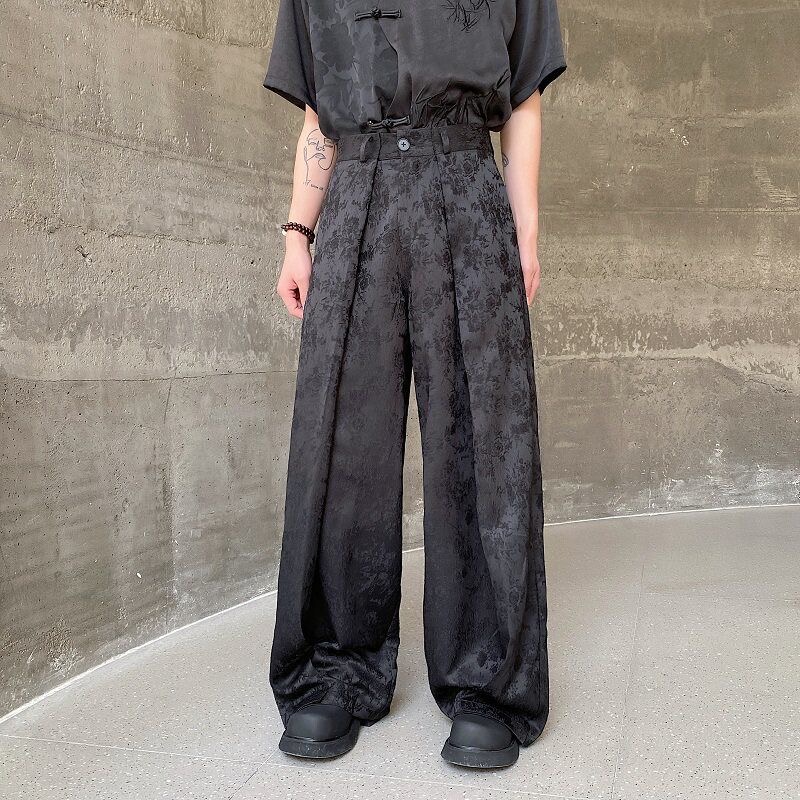 Men Chinese Style Wide Leg Pan - đánh giá và giá Street Fashion In Chinese