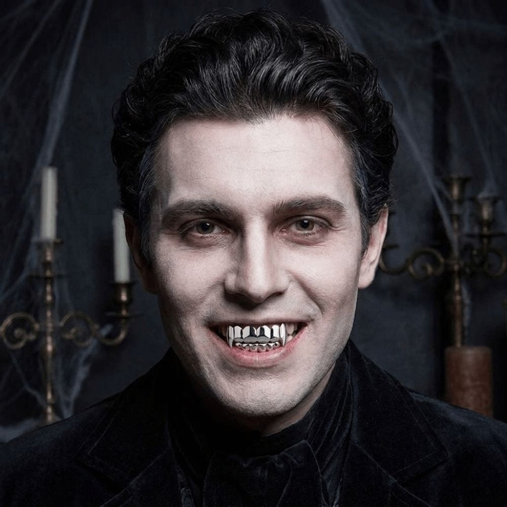 Hip Hop 8/6 Black Color Teeth  - đánh giá và giá Street Fashion Jewelry