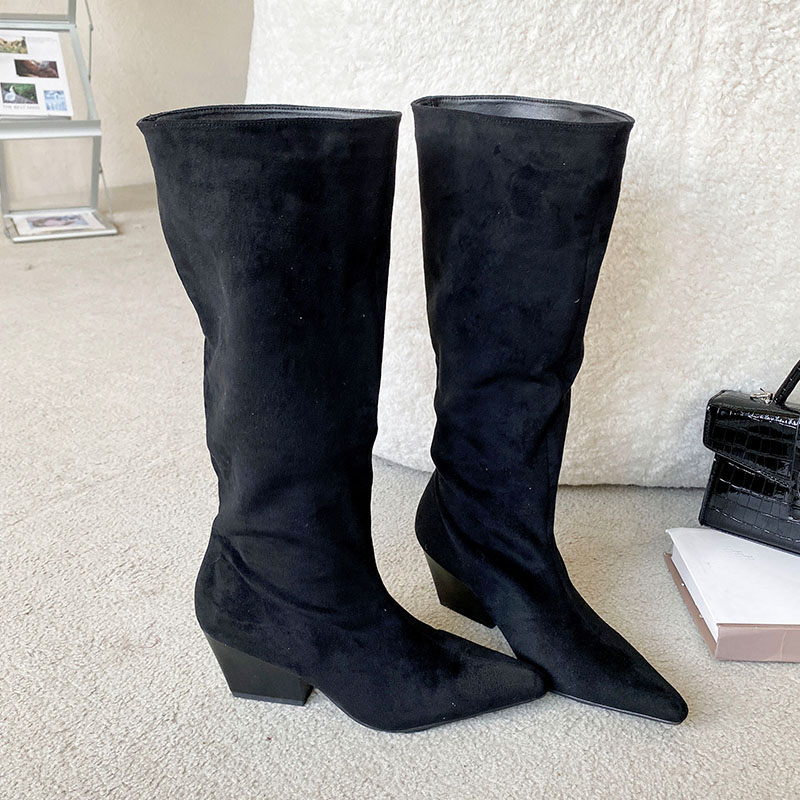 Fashion Flock Women Knee High  - đánh giá và giá Street Fashion Female