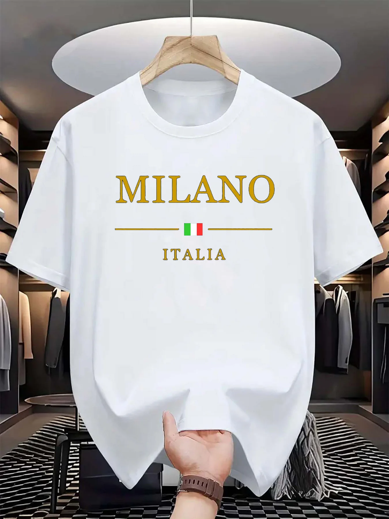 Men's summer 3d printed T-shir - đánh giá và giá Street Fashion Of Milan