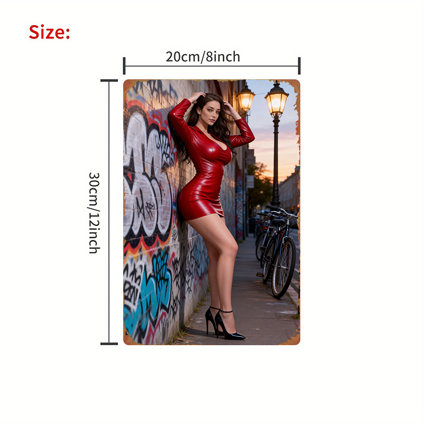 2D Flat Metal Sign - Fashion S - đánh giá và giá Street Fashion Graffiti
