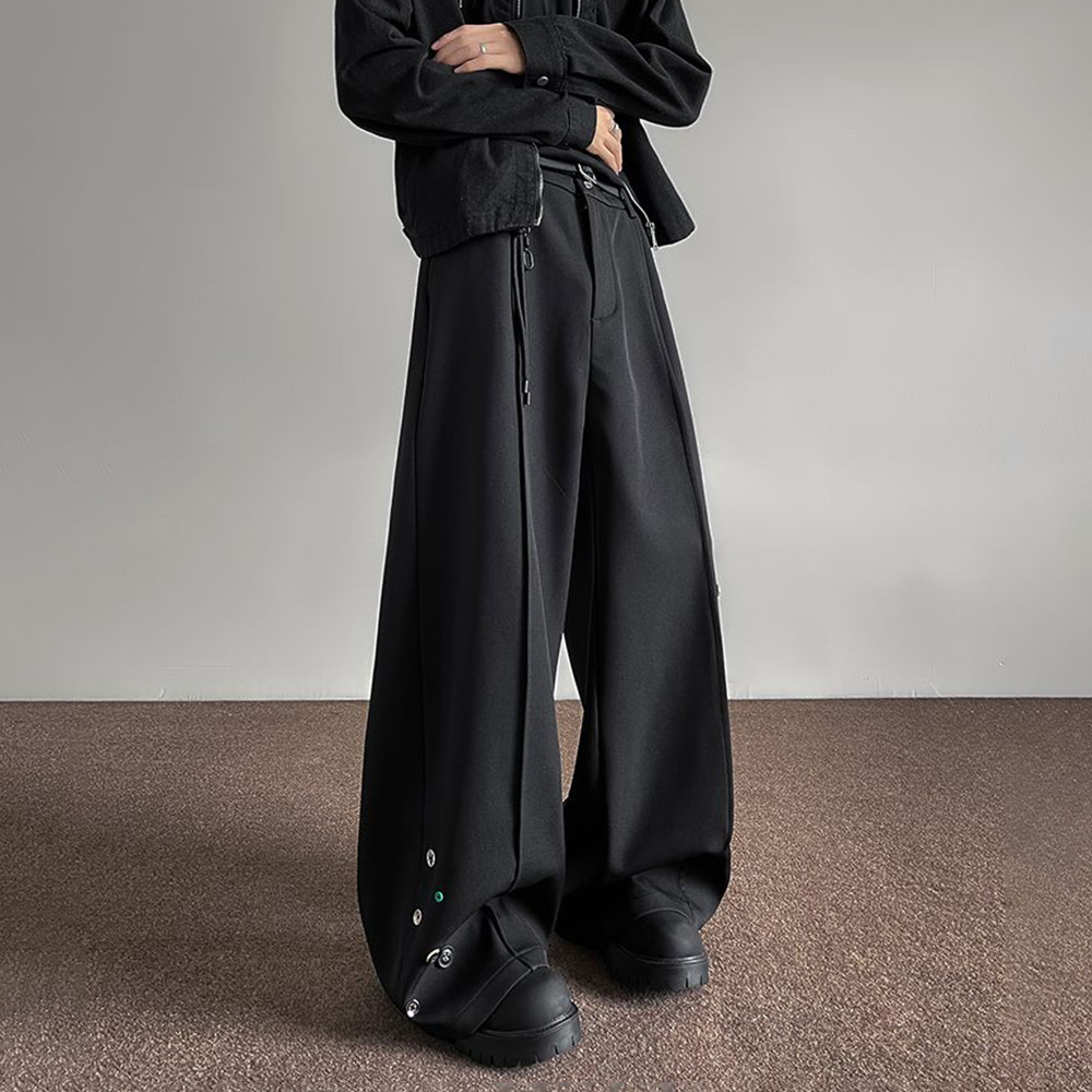 Mens Trousers Button Decoratio - đánh giá và giá Street Fashion Youth