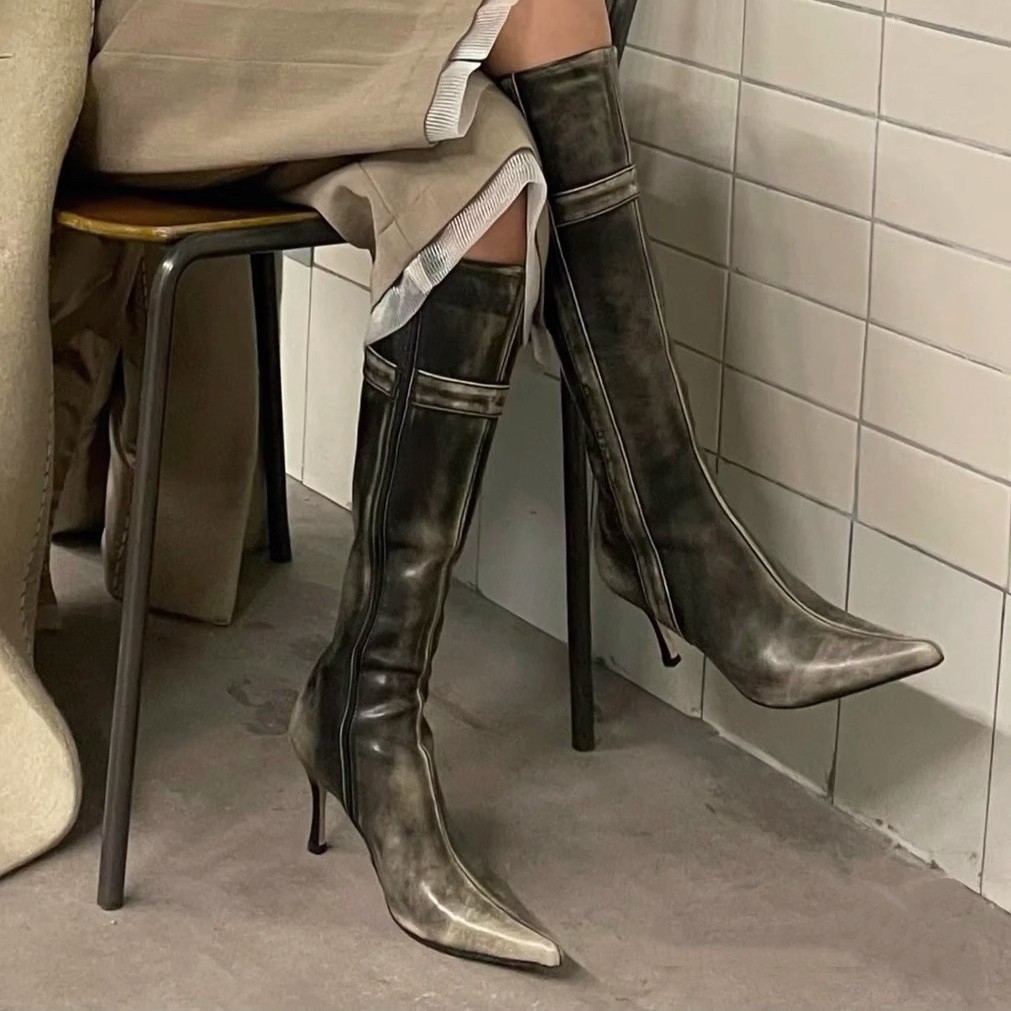 Sexy Designer Women High Boots - đánh giá và giá Street Fashion Female