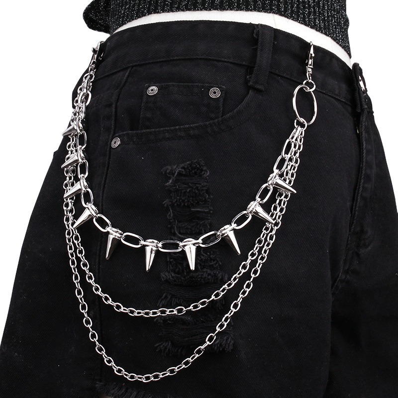 Hip Hop Punk Rock Metal Pants  - đánh giá và giá Street Fashion Jewelry