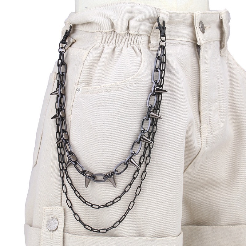 Hip Hop Punk Rock Metal Pants  - đánh giá và giá Street Fashion Jewelry