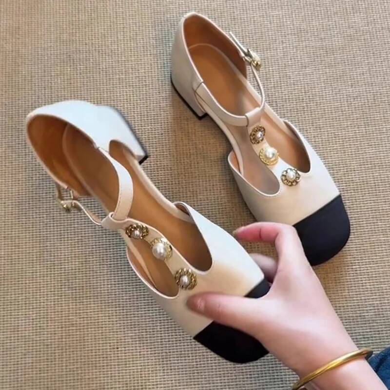 Women Square Toe Heeled Sandal - đánh giá và giá Street Fashion Shoes