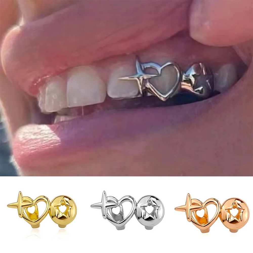 Punk Hip Hop Hollow Heart Teet - đánh giá và giá Street Fashion Jewelry