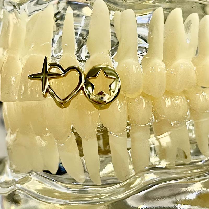 Punk Hip Hop Hollow Heart Teet - đánh giá và giá Street Fashion Jewelry