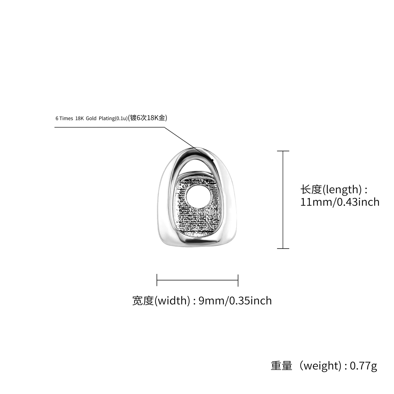 Gold Color Metal Hip Hop Rappe - đánh giá và giá Street Fashion Jewelry