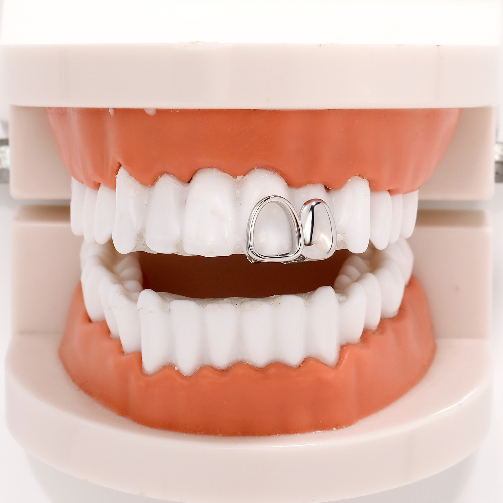 4Pcs Gold Plated Grillz Set Hi - đánh giá và giá Street Fashion Jewelry