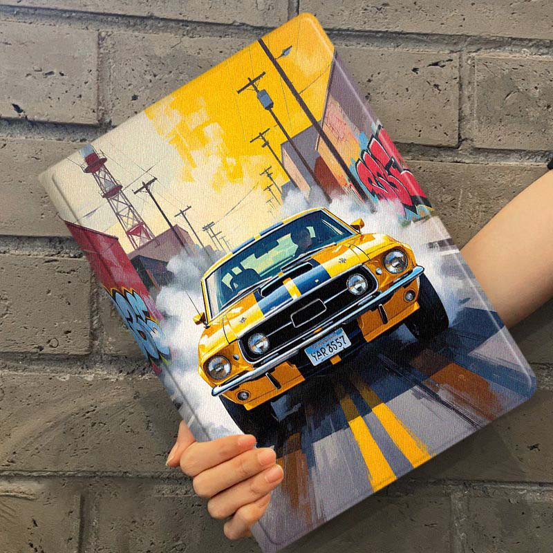 Yellow Mustang Street Graffiti - đánh giá và giá Street Fashion Graffiti