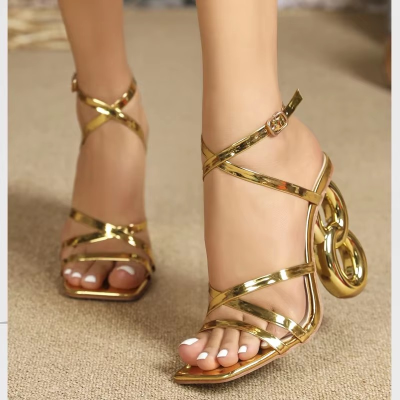 Eilyken Fashion Golden Narrow  - đánh giá và giá Street Fashion Shoes