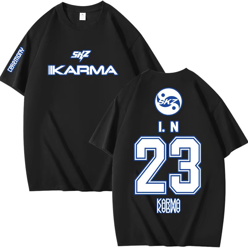 Popular Kpop KARMA Short Sleev - đánh giá và giá Street Fashion Kpop